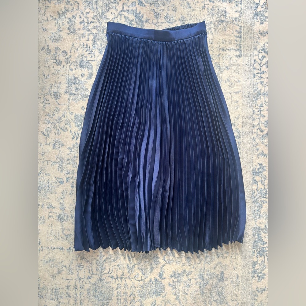 J. Crew Midnight Blue A-Line Skirt